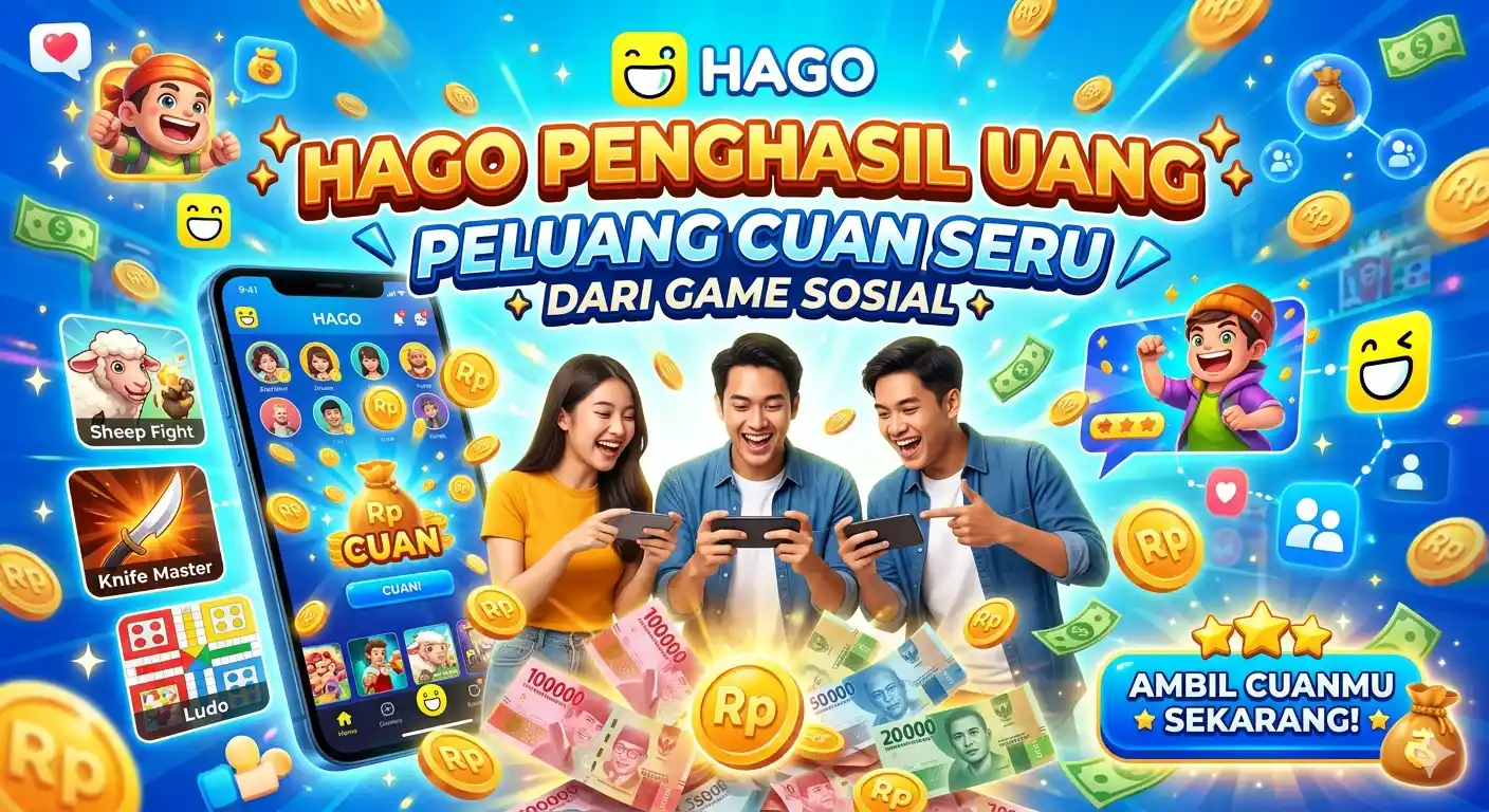 HAGO Penghasil Uang, Peluang Cuan Seru dari Game Sosial